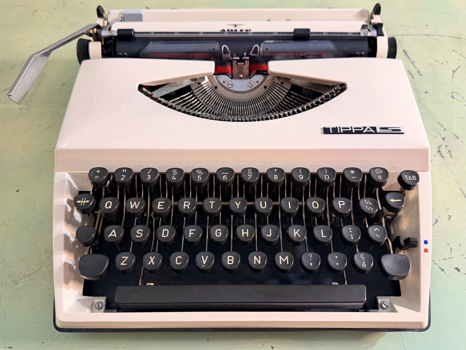 1975 Adler Tippa S Portable Typewriter • West German • Tested w/Case