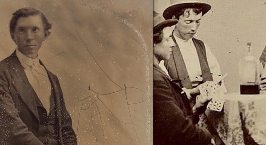 Billy the KidTintype- photo.c1870 Antique1/6 Plate Photo💰💰💰💰💰💰