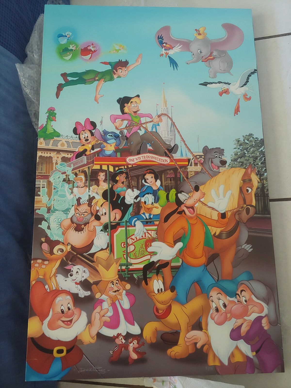 Limited Edition Painting- Disney Main Street Celebration Don Williams print 3/95 Limited Edition Painting- Disney Main Street Celebration Don Williams print 3/95