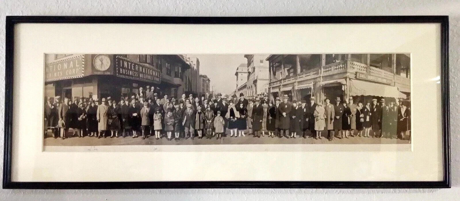 IBM 1925 Original Photo - Atlantic City Boardwalk 16x42 Framed Very Rare