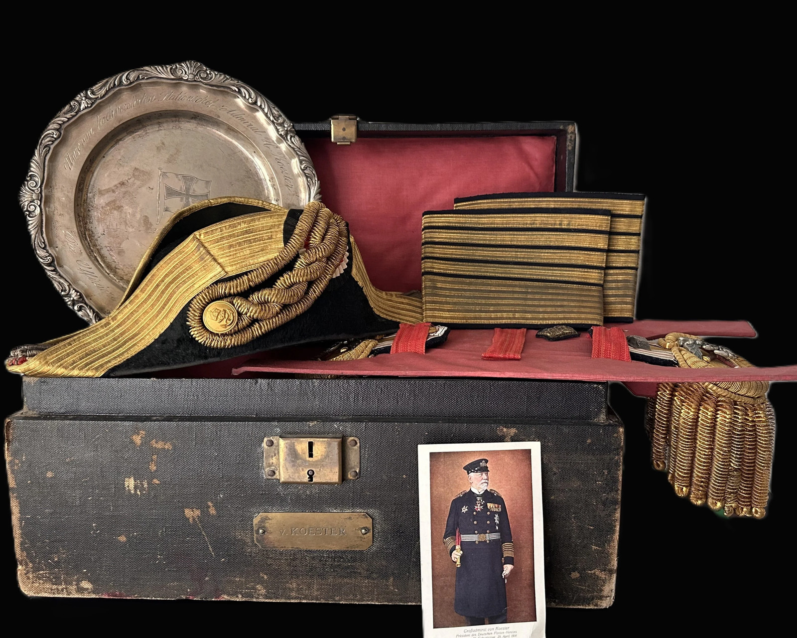 Imperial German Navy Großadmiral Hans von Koester’s Personal Grouping
