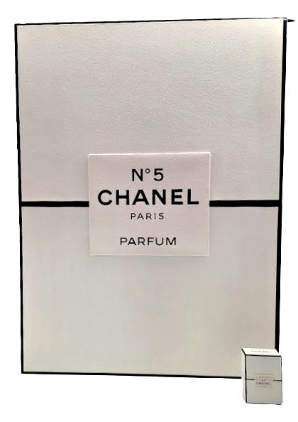 ❤️CHANEL 5,PARFUM,GIANT FACTICE DUMMY DISPLAY BOX 19.5 ❤️CHANEL 5,PARFUM,GIANT FACTICE DUMMY DISPLAY BOX 19.5
