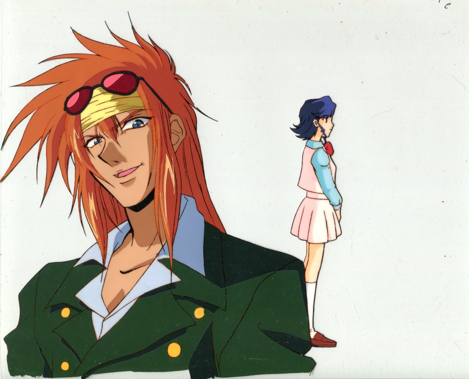 Knight Hunters: Weiß Weiss Kreuz Anime Production Cel EYECATCH Knight Hunters: Weiß Weiss Kreuz Anime Production Cel EYECATCH