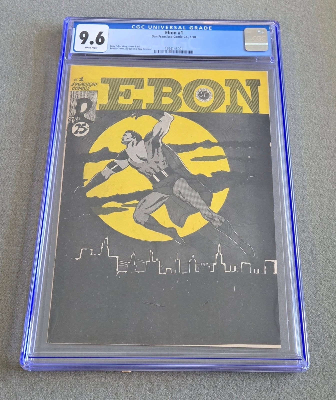 1970 Ebon #1 Regular Edition only 100 copies 2nd HIGHEST GRADED in the WORLD 1970 Ebon #1 Regular Edition only 100 copies 2nd HIGHEST GRADED in the WORLD