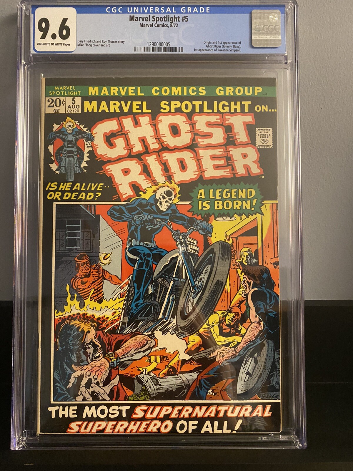 MARVEL SPOTLIGHT #5 CGC 9.6 1ST GHOST RIDER JOHNNY BLAZE MCU GRAIL - KEY HOT
