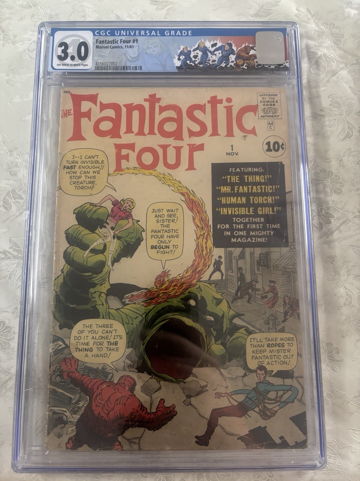 Fantastic Four #1 (1961) CGC 3.0 and Fantastic Four #2 1962 CGC 0.5