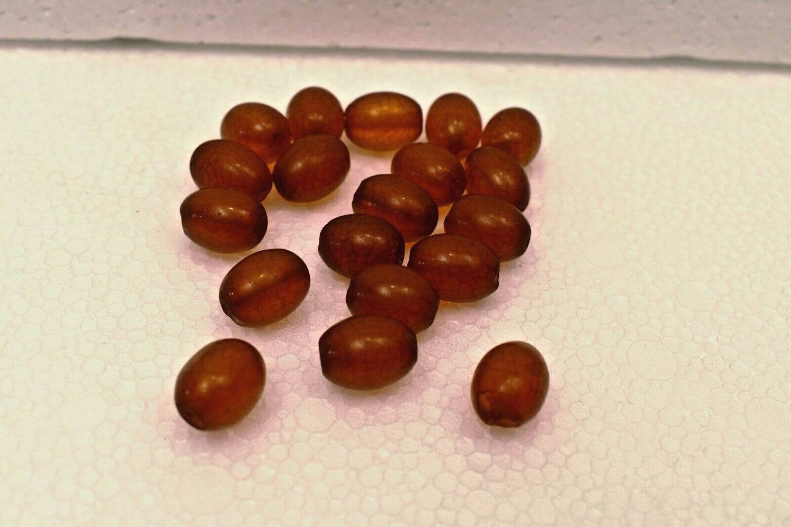 Antique Kerba Prayer Beads Original Islamic Genuine Amber Color 19 Pc 31Grams Antique Kerba Prayer Beads Original Islamic Genuine Amber Color 19 Pc 31Grams