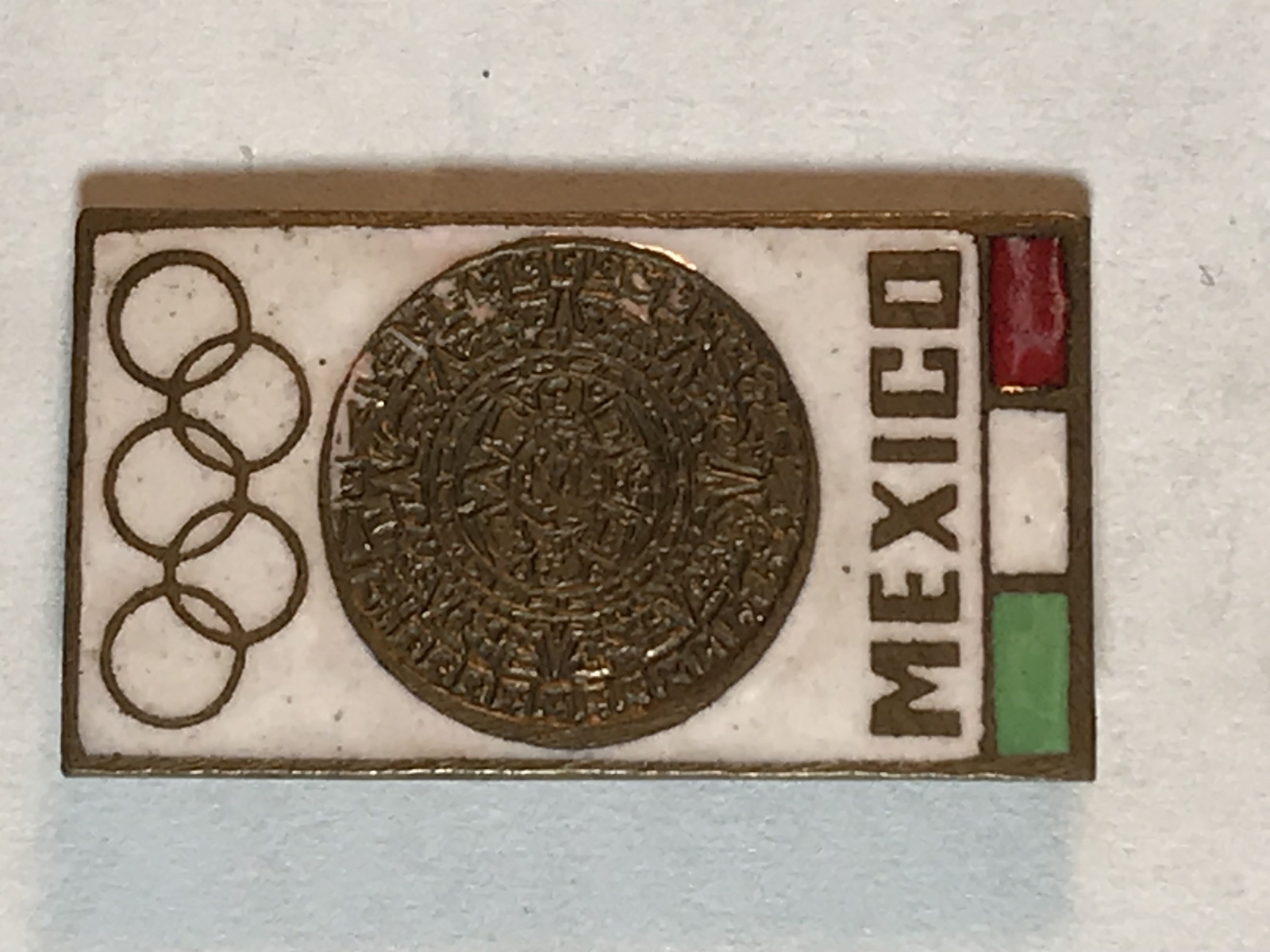 PIN OLYMPIC NOC MEXICO EXTRA RARE OLD