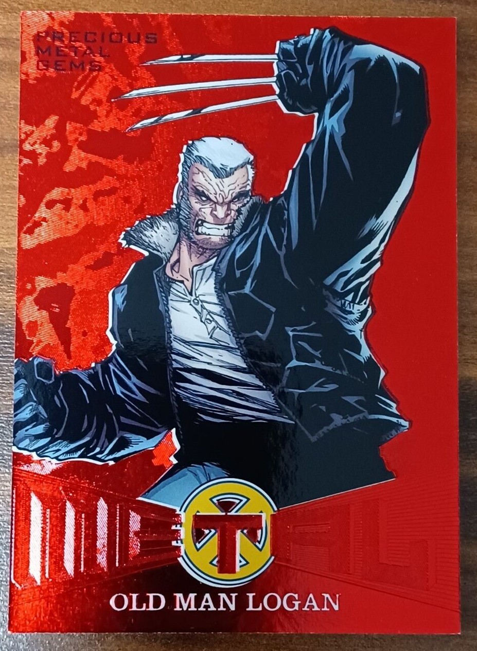2018 Fleer Ultra X-Men Precious Metal Gems PMG Red Achievement #0 OLD MAN LOGAN