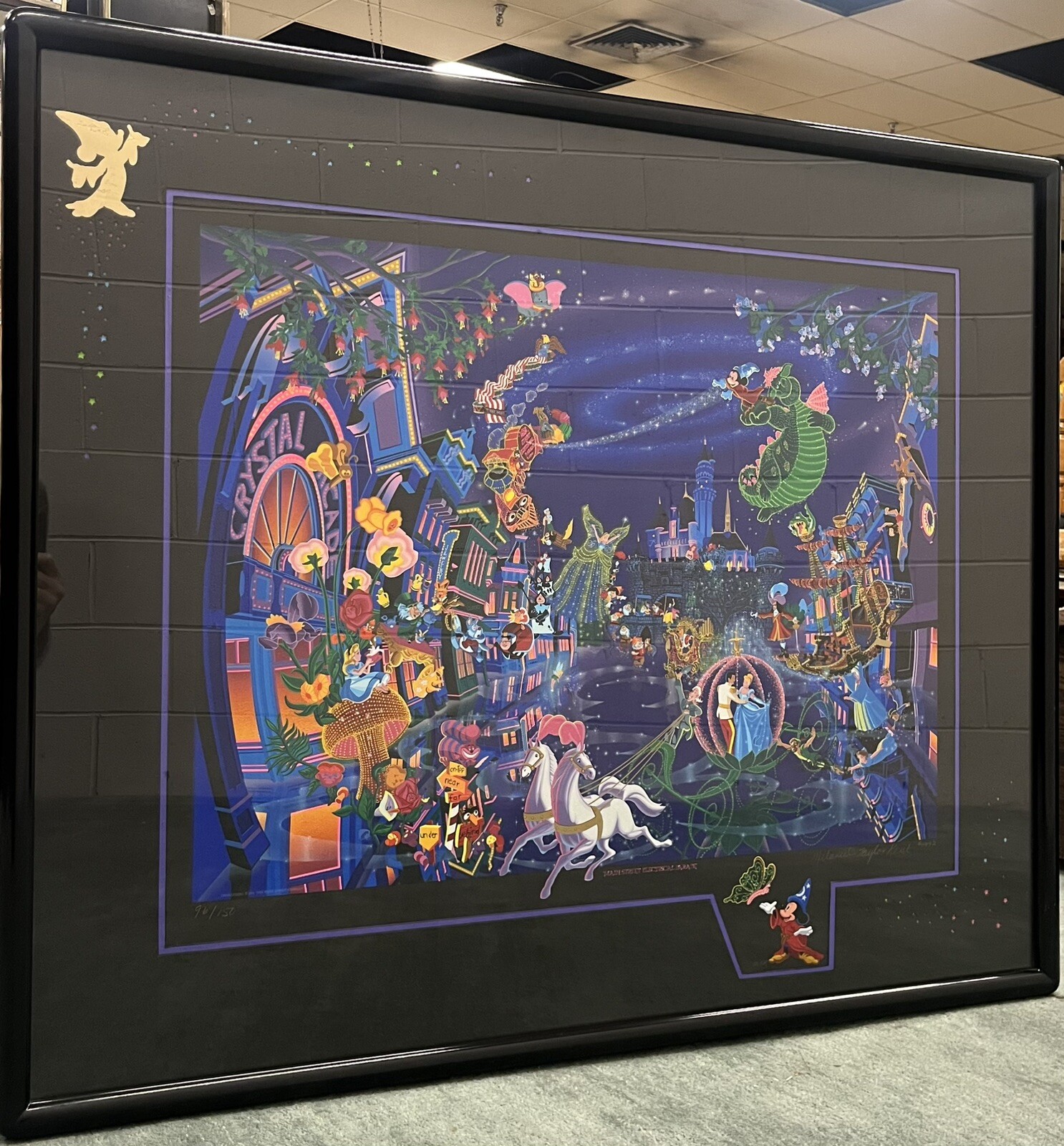 1992 Disney Main Street Electrical Parade Serigraph Melanie Kent Taylor 96/150