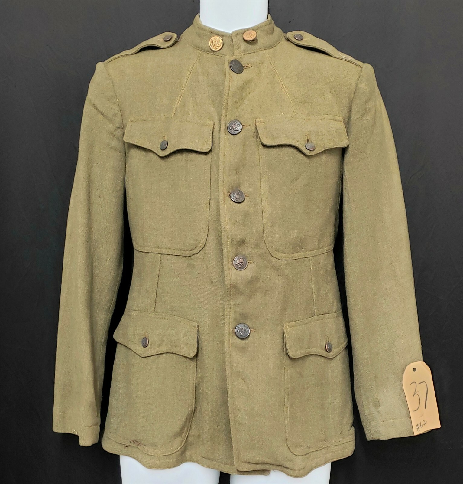 VERY RARE Cecil B Demille / Demille Studios 1925-1928 WWI US Military Jacket