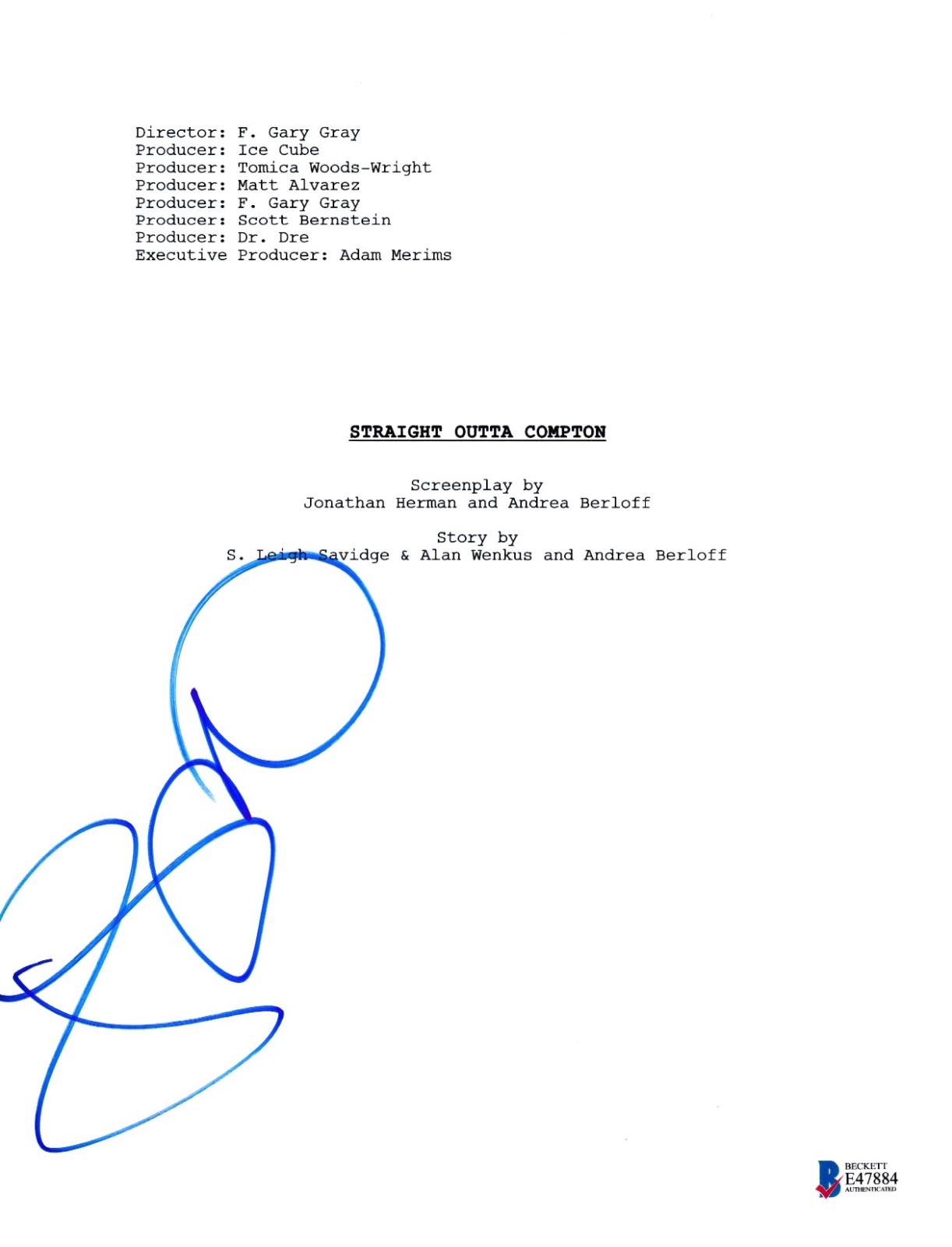 JASON MITCHELL SIGNED STRAIGHT OUTTA COMPTON SCRIPT BECKETT BAS AUTOGRAPH AUTO JASON MITCHELL SIGNED STRAIGHT OUTTA COMPTON SCRIPT BECKETT BAS AUTOGRAPH AUTO