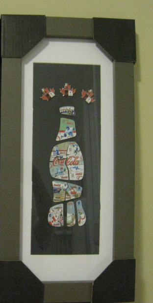 2010 Vancouver Olympic Paralympic Coca Cola 14 Pins Bottle Set w Framed (Rare) 2010 Vancouver Olympic Paralympic Coca Cola 14 Pins Bottle Set w Framed (Rare)