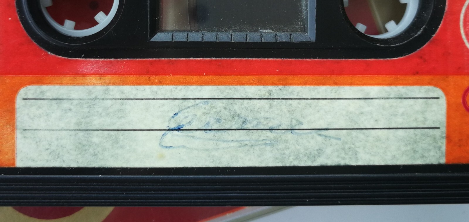 Unpublished audiocassette with interview and autograph by Enzo Ferrari Unpublished audiocassette with interview and autograph by Enzo Ferrari