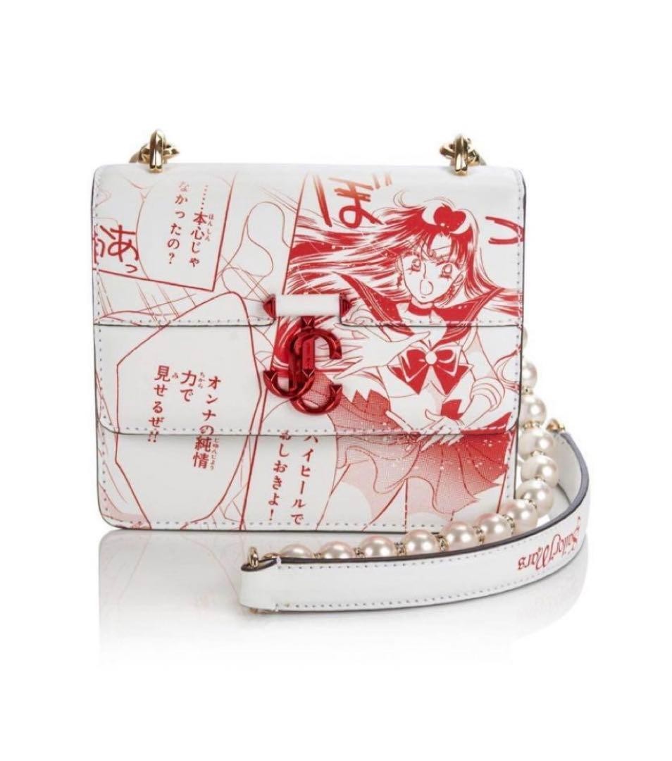 Sailor Moon x JIMMY CHOO Collaboration Sailor Mars Bag 2023 VARENNE QUAD XS