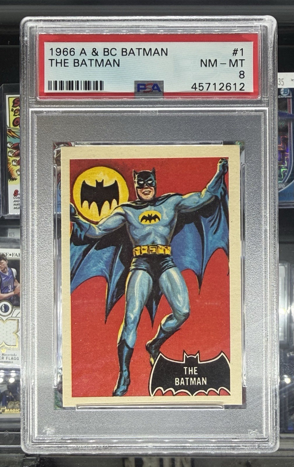 1966 A & BC BATMAN (BLACK BAT ON FRONT) #1 THE BATMAN PSA 8 HIGHEST GRADED COPY 1966 A & BC BATMAN (BLACK BAT ON FRONT) #1 THE BATMAN PSA 8 HIGHEST GRADED COPY
