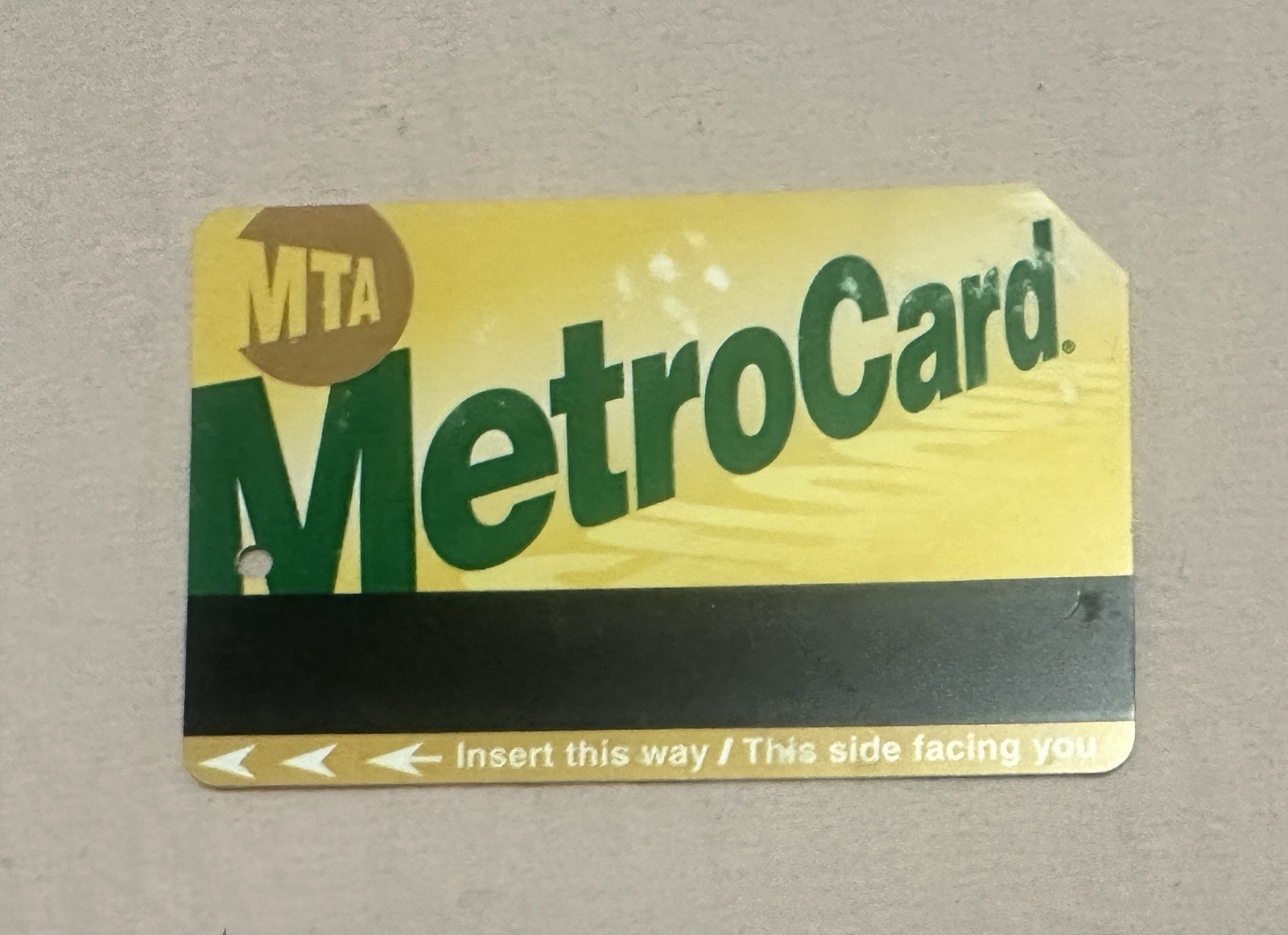 N Y C Metro Card Earth day 2016 Used It Has Some Miles On It No Cash Value