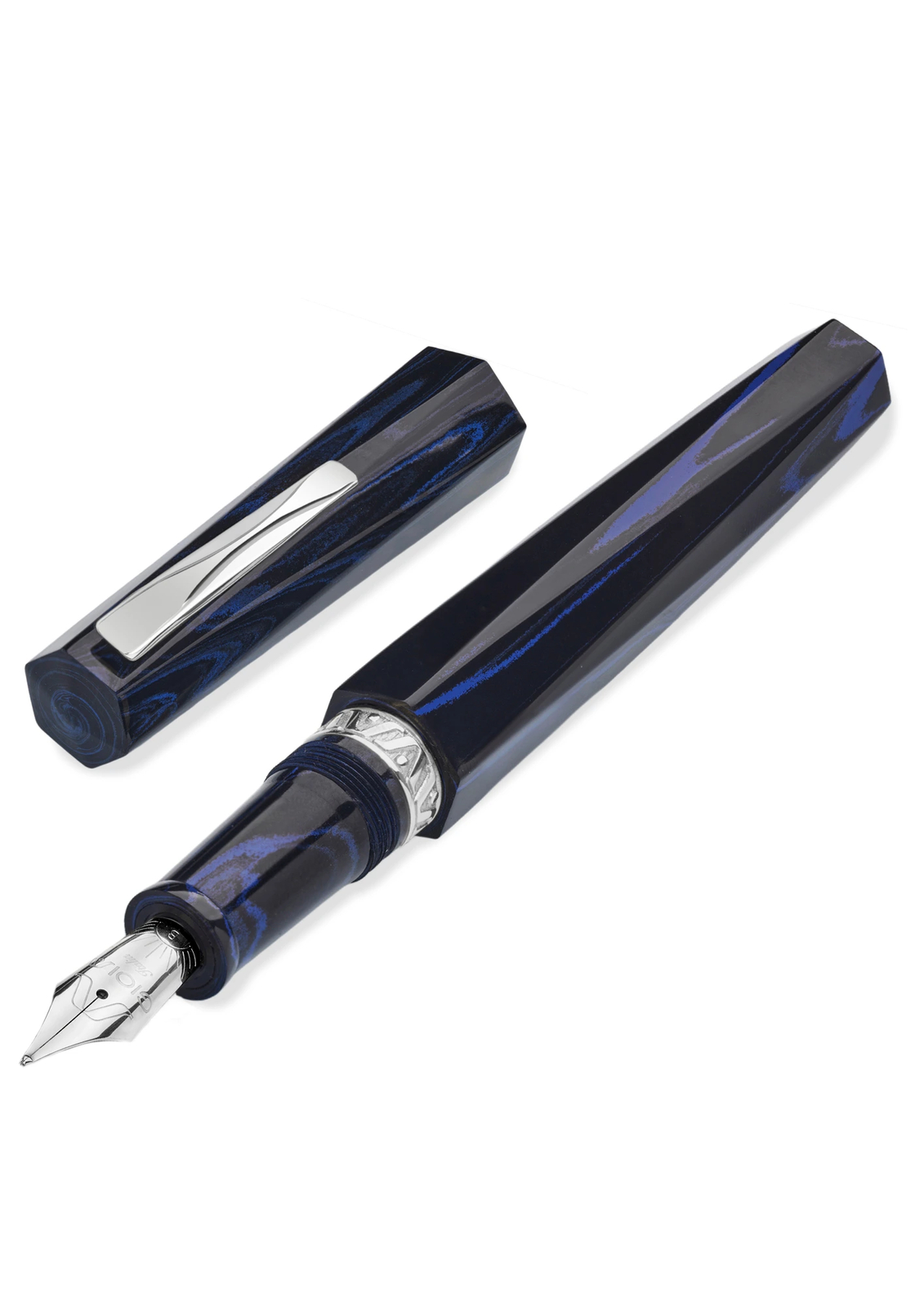 Sephora Nuit Silver Pen - Gioia Pens | Elegant Italian Pen Sephora Nuit Silver Pen - Gioia Pens | Elegant Italian Pen