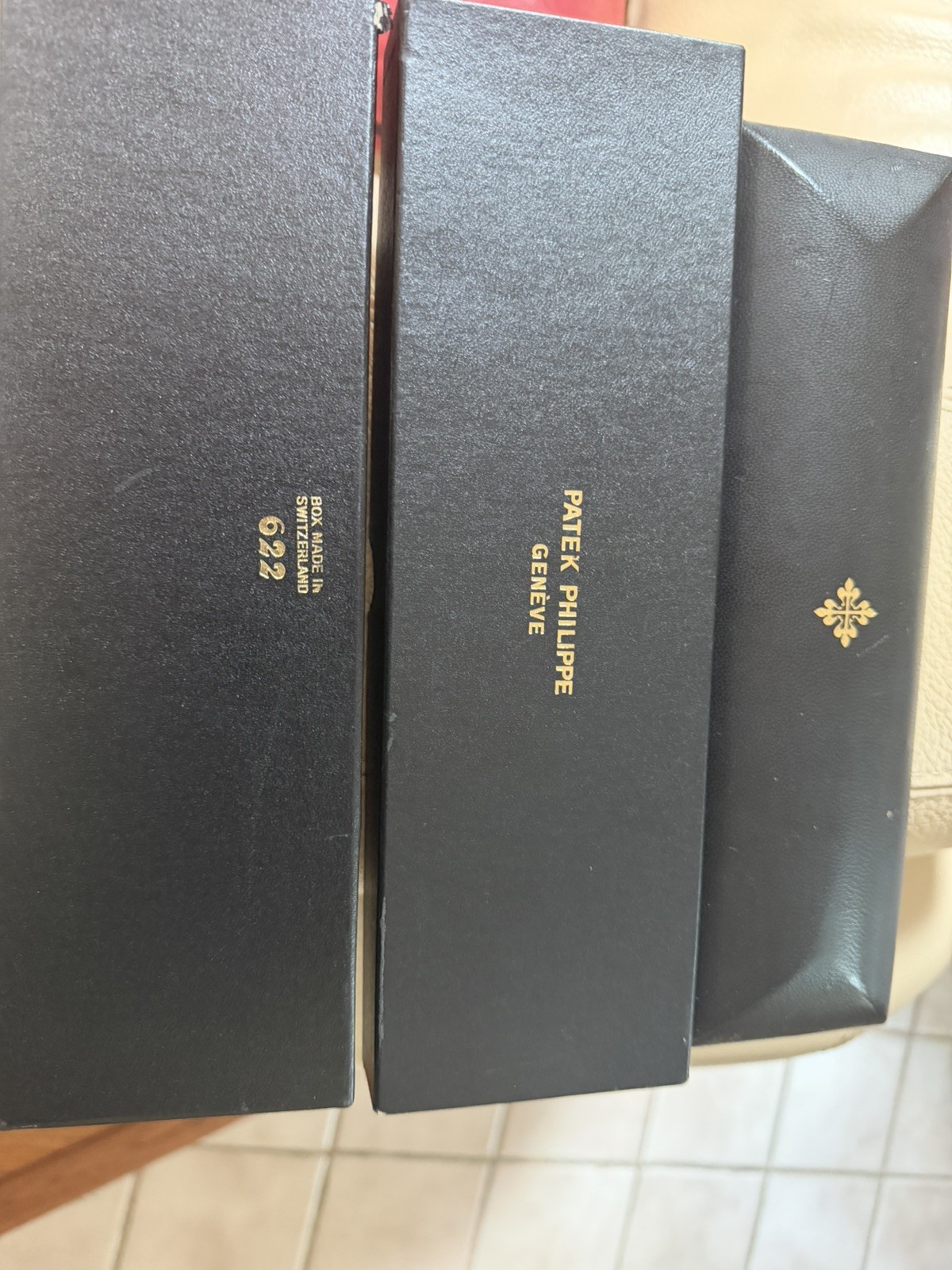 Patek Philippe Box Vintage Coffin 10.25 with outer ultra rare Patek Philippe Box Vintage Coffin 10.25 with outer ultra rare