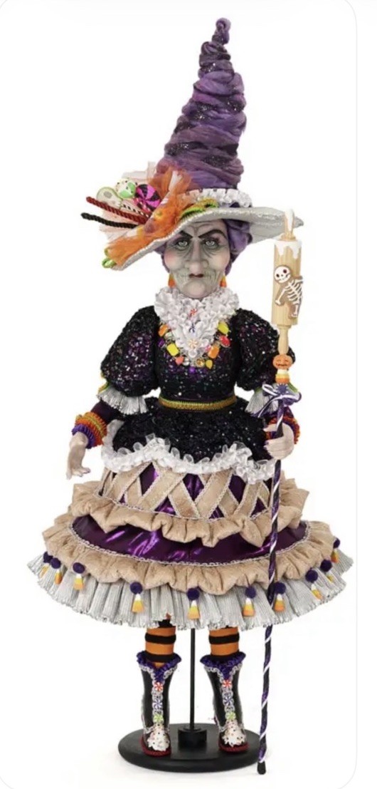 Katherine’s Collection Halloween 32” Sweetie Pie Witch—Retired-Not Homegood Katherine’s Collection Halloween 32” Sweetie Pie Witch—Retired-Not Homegood
