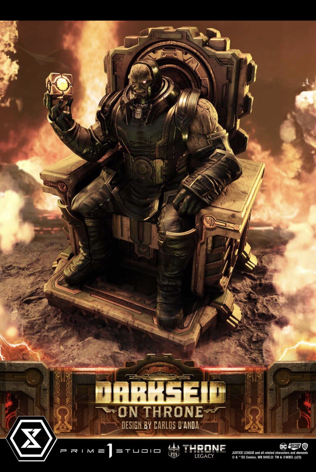 Prime 1 Studio 1/4 Darkseid on Throne Deluxe Bonus Edition #41/100 BRAND NEW Prime 1 Studio 1/4 Darkseid on Throne Deluxe Bonus Edition #41/100 BRAND NEW