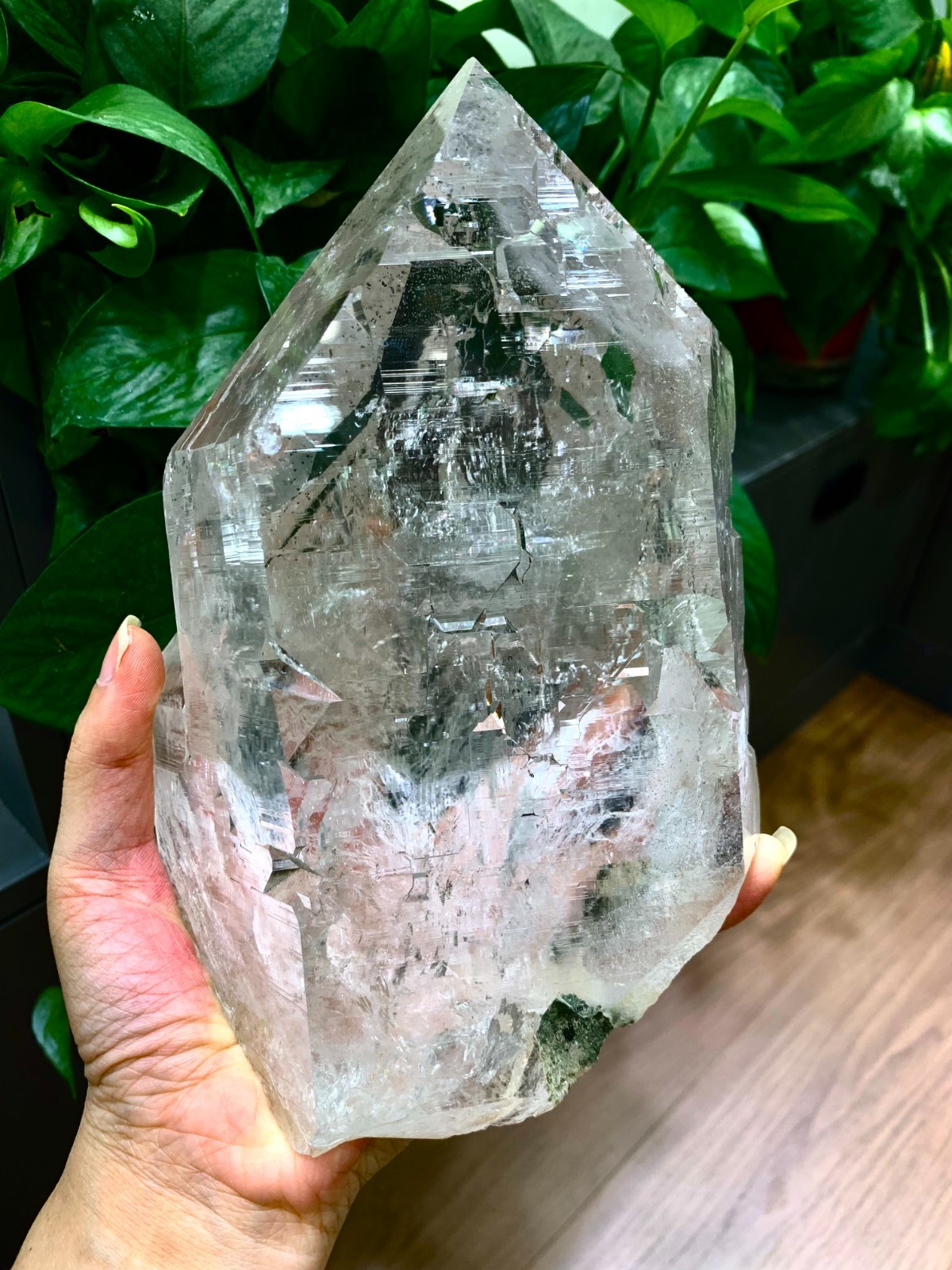 7LB TOP Natural Rare Clear Quartz Crystal Himalayan Mineral Specimen Collect 7LB TOP Natural Rare Clear Quartz Crystal Himalayan Mineral Specimen Collect