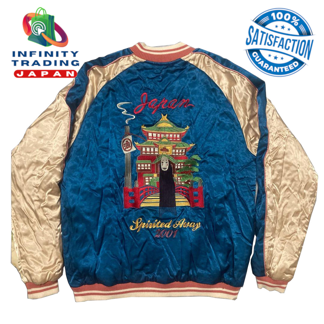 Studio Ghibli Spirited Away Souvenir Jacket Size L Legendery 1st Model of GBL