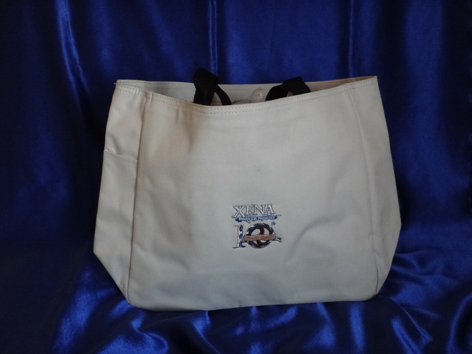SUPER RARE Xena 10th Anniversary OFFICIAL White Tote Bag - BRAND NEW NEVER USED 