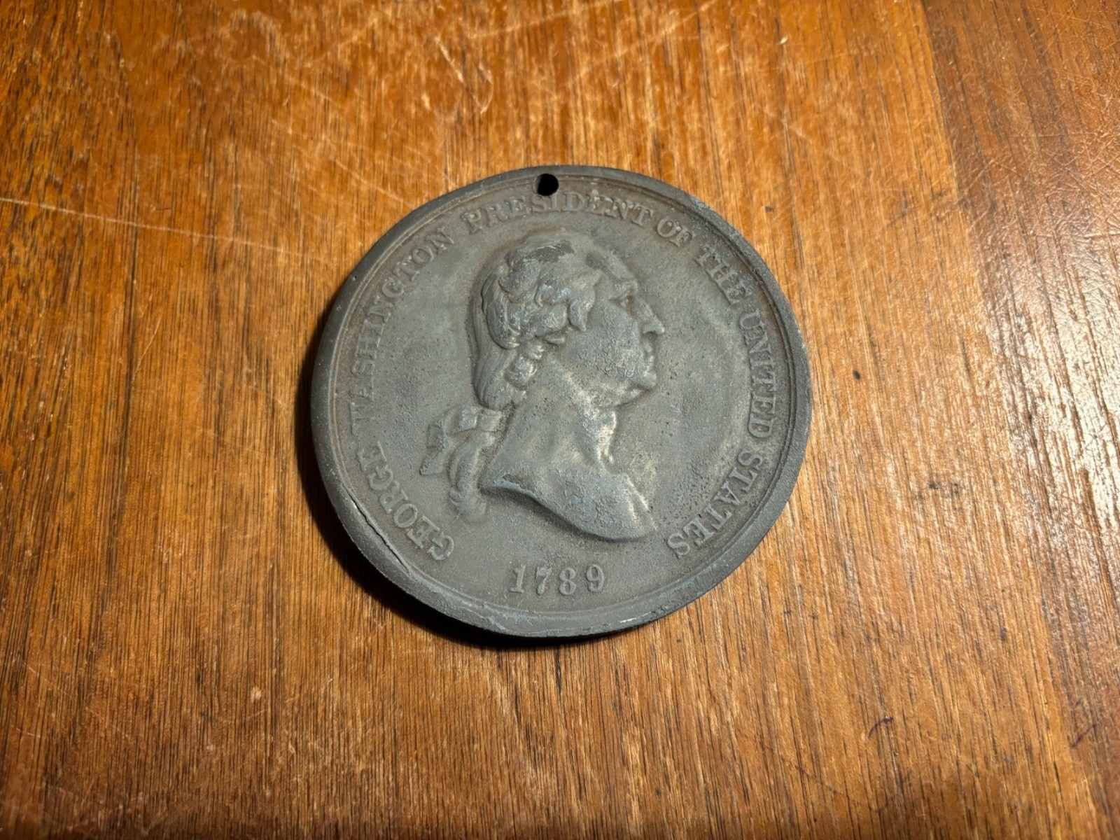 Original President George Washington 1789 Indian/Native American Peace Medal Original President George Washington 1789 Indian/Native American Peace Medal