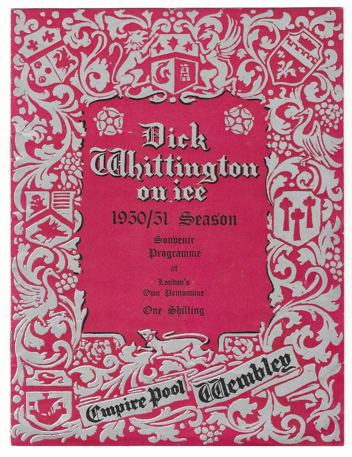 Dick Whittington On Ice Empire Pool Wembley London Souvenir Programme 1950-51 Dick Whittington On Ice Empire Pool Wembley London Souvenir Programme 1950-51