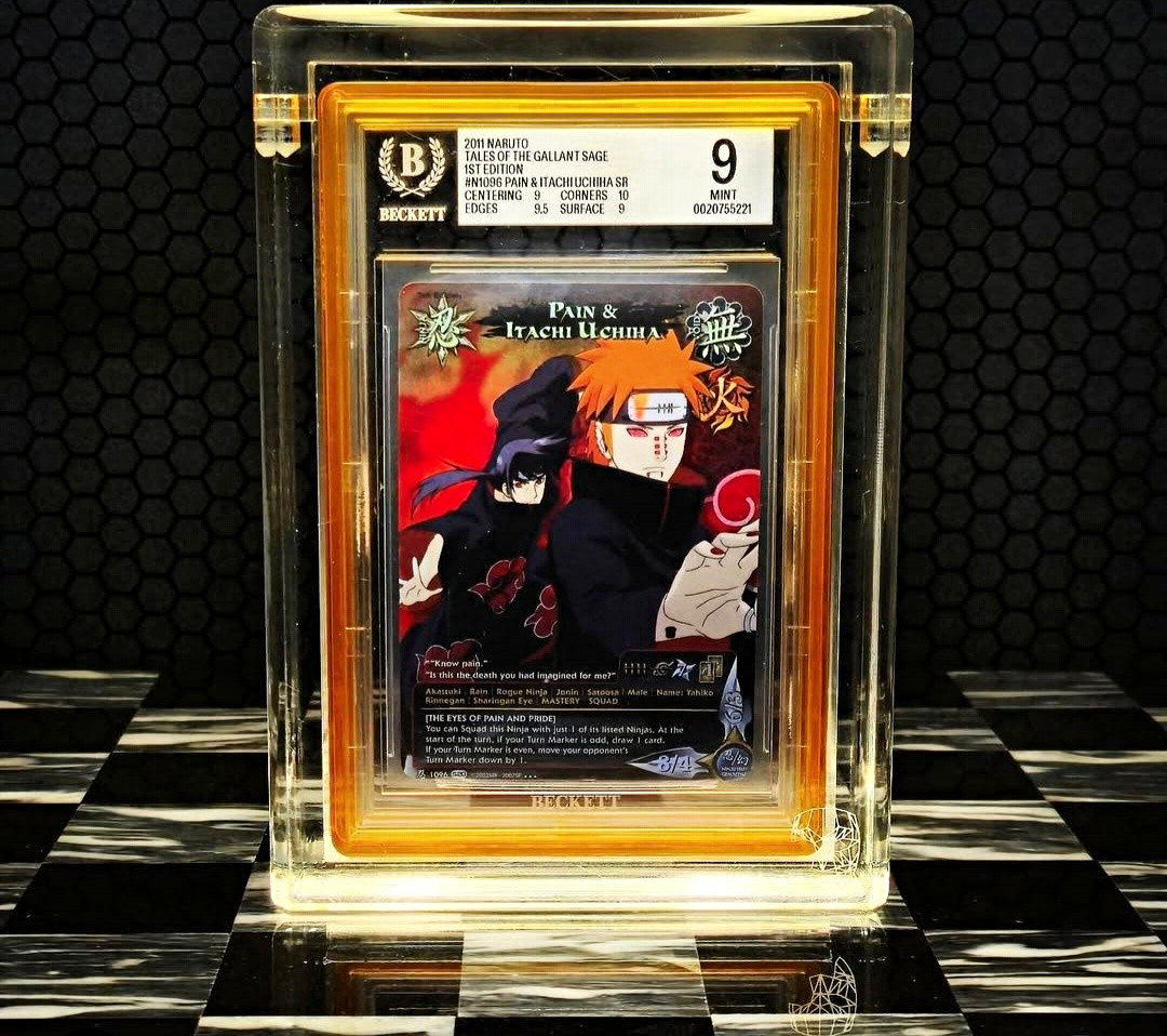 Bandai Naruto 2011 Tales Gallant Sage 1st Ed N1096 Pain & Itachi ALT Art BGS 9
