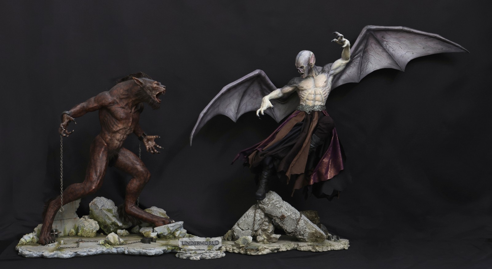 Cinemaquette ECC Marcus vs. Lycan Maquette statue Set UNDERWORLD Cinemaquette ECC Marcus vs. Lycan Maquette statue Set UNDERWORLD