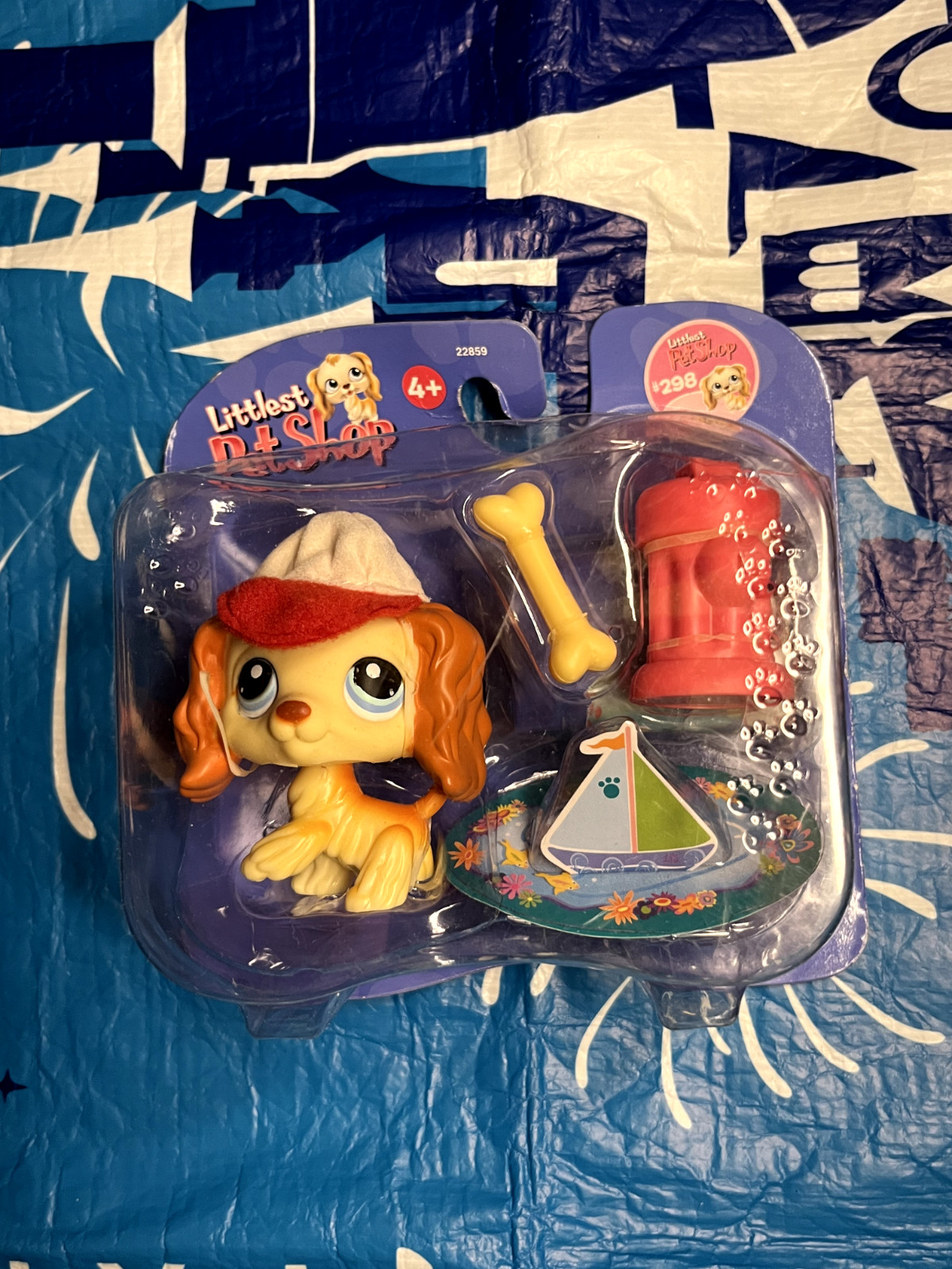 Brand New Littlest Pet Shop #298 Spaniel dog Dog Spaniel Authentic LPS Rare