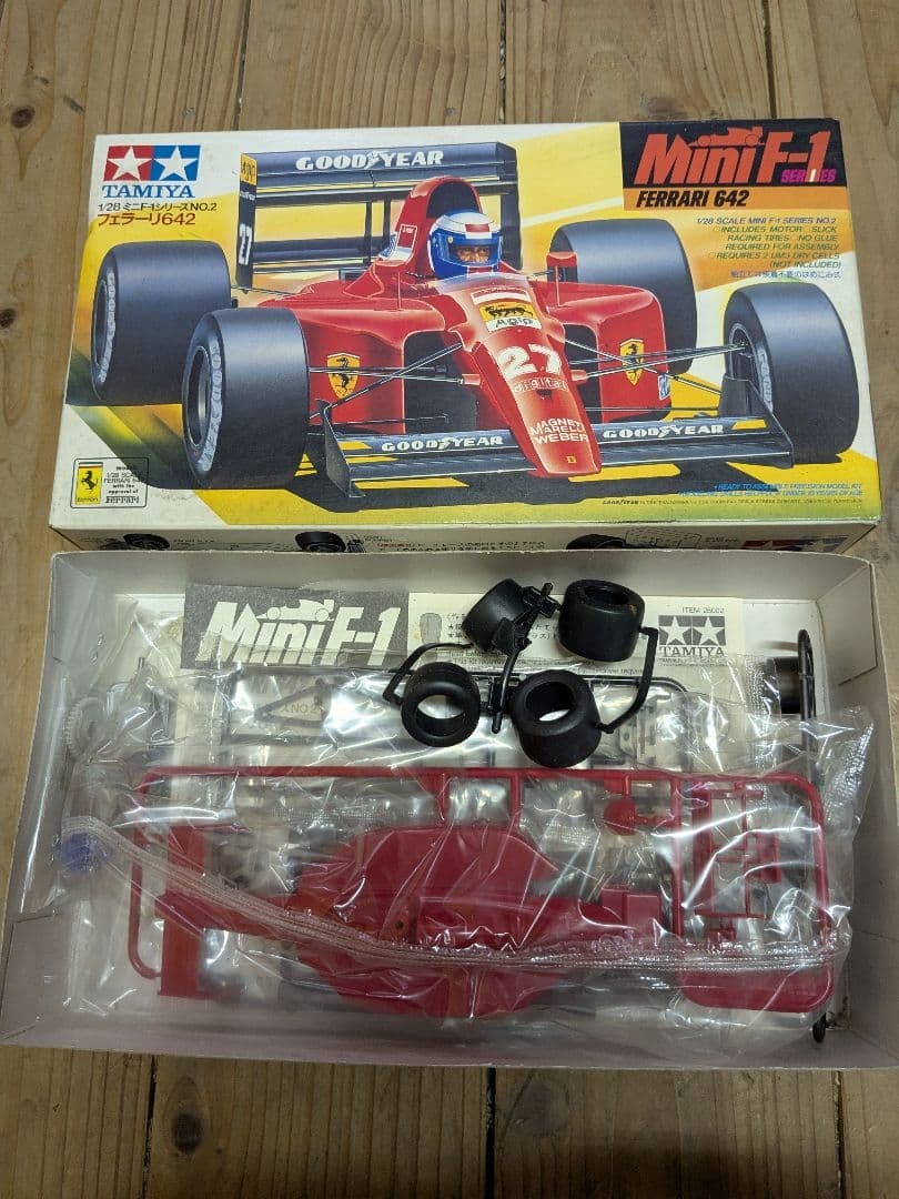 Ferrari 642 Mini F1 Series No.2 1/28 Model Kit Tamiya Ferrari 642 Mini F1 Series No.2 1/28 Model Kit Tamiya