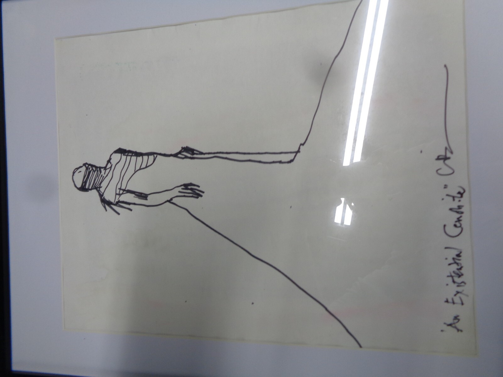 Clive Barker Original Signed Sketch 