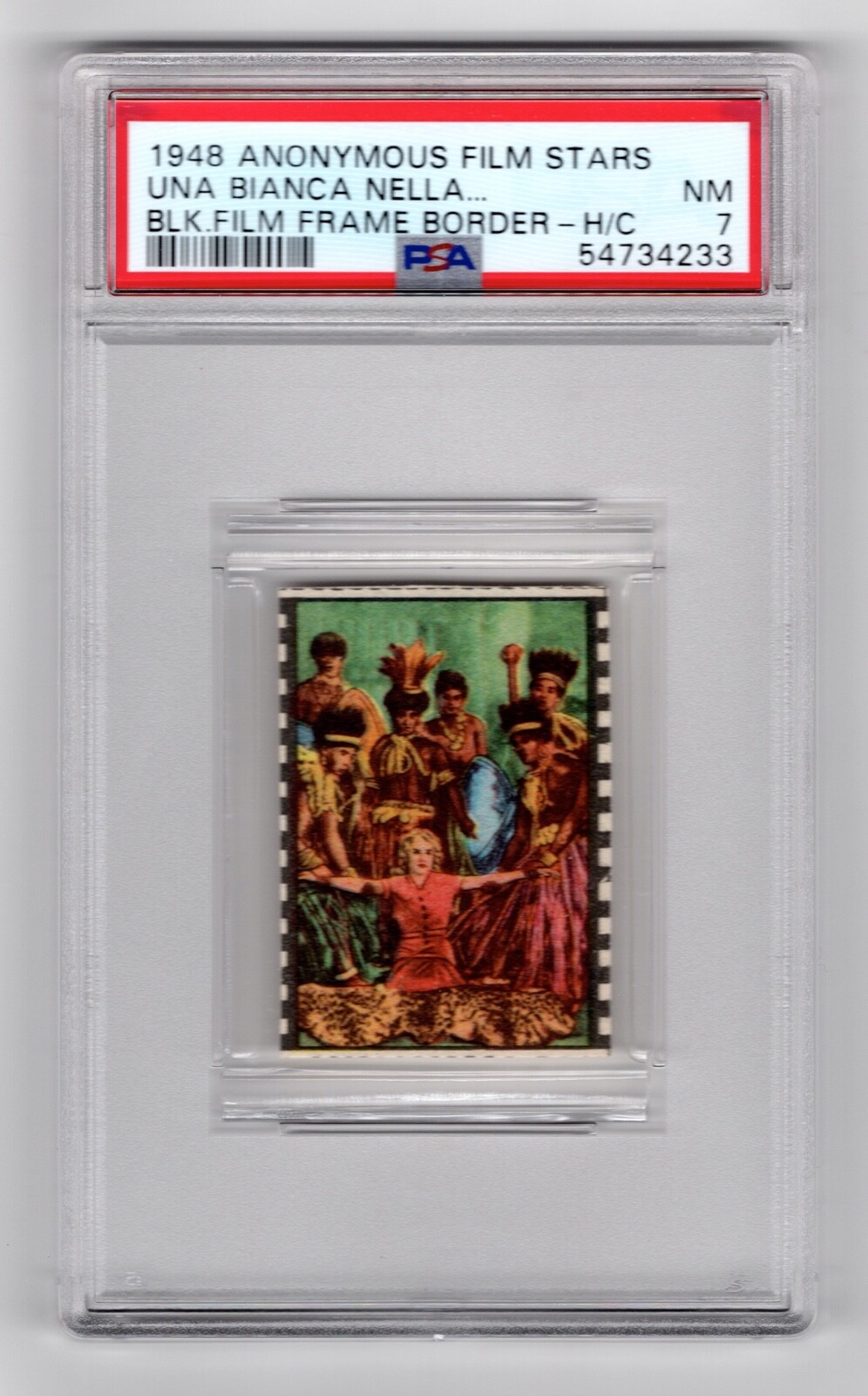 PSA 7 KING KONG 1948 Anonymous Card Natives & Fay Wray Knees) HIGHEST GRADED 1/1