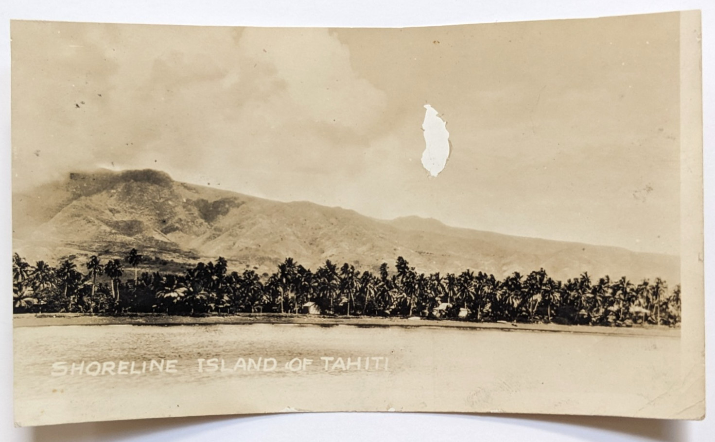 Antique Tahiti Shoreline Photograph French Polynesia Tropical Island 1900s RPPC? Antique Tahiti Shoreline Photograph French Polynesia Tropical Island 1900s RPPC?