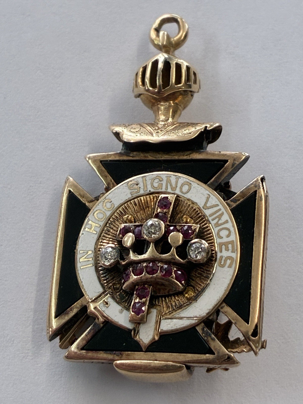 SCOTTISH RITE 32 DEGREE 14K GOLD MASONS FOB LOCKET DIAMONDS RUBIES AMAZING PIECE SCOTTISH RITE 32 DEGREE 14K GOLD MASONS FOB LOCKET DIAMONDS RUBIES AMAZING PIECE