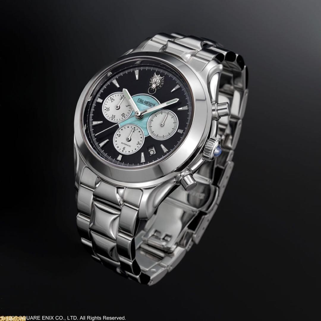Final Fantasy VII Cloud Strife Chronograph Watch Square Enix Rare Final Fantasy VII Cloud Strife Chronograph Watch Square Enix Rare