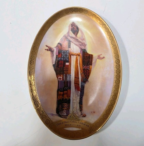 Thomas Blackshear II Coat Of Many Colors Lord Of All Collector Plate #1776 Thomas Blackshear II Coat Of Many Colors Lord Of All Collector Plate #1776