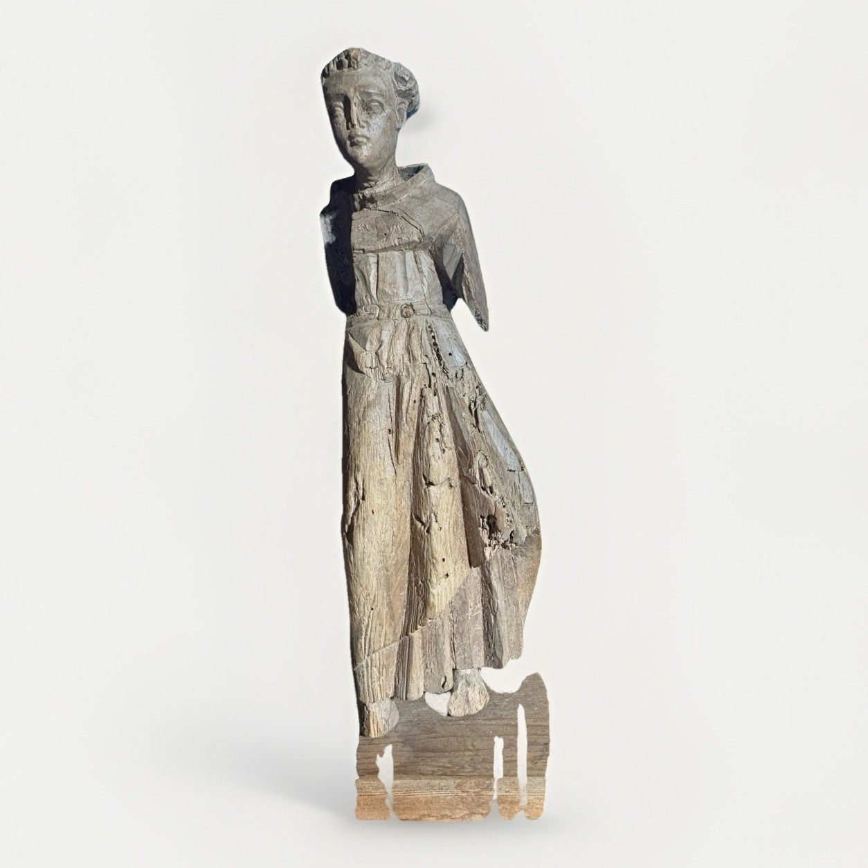 1500-1600s Spanish Colonial Santos Figure – Museum Marked 79.29.124” 1500-1600s Spanish Colonial Santos Figure – Museum Marked 79.29.124”