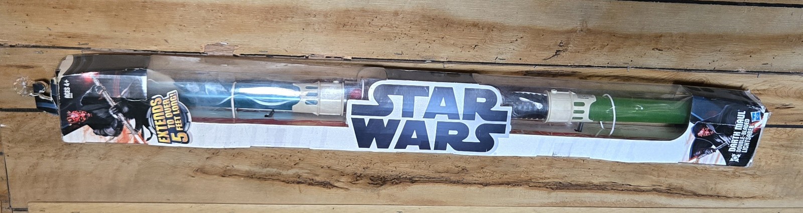 Rare Star Wars Darth Maul Dual Lightsaber Not Red Mysterious Collectible BLU/GRN Rare Star Wars Darth Maul Dual Lightsaber Not Red Mysterious Collectible BLU/GRN