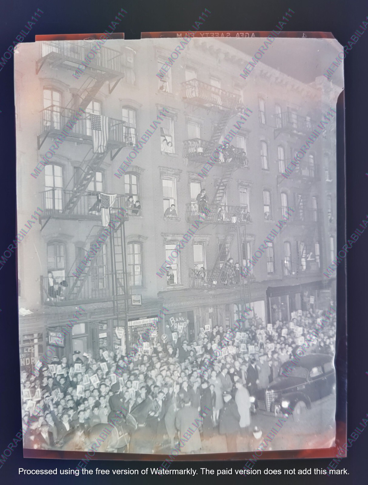WEEGEE FAMOUS PHOTOGRAPHER NEGATIVES X 1 WENDELL WILKIE NYC ARTHUR FELLIG 1940'S WEEGEE FAMOUS PHOTOGRAPHER NEGATIVES X 1 WENDELL WILKIE NYC ARTHUR FELLIG 1940'S