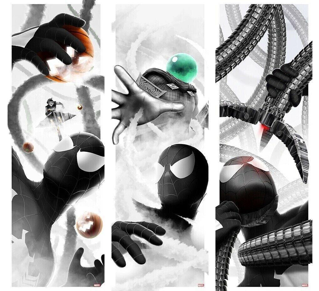 SPIDER-MAN VS. Print Series by Ben Harman Set Limited Edition XXX/100 - IN HAND