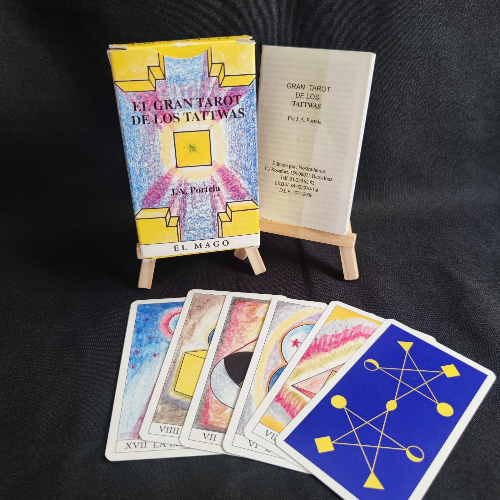 El Gran Tarot de los Tattwas 78 Cards Spanish Book Nostradamus J.A. Portela El Gran Tarot de los Tattwas 78 Cards Spanish Book Nostradamus J.A. Portela