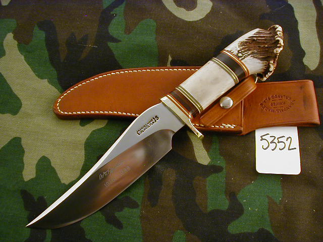 RANDALL KNIFE KNIVES RARE 50 YEAR COMMEMORATIVE,SS,BSH,STAG/CROWN BUTT- #5352 RANDALL KNIFE KNIVES RARE 50 YEAR COMMEMORATIVE,SS,BSH,STAG/CROWN BUTT- #5352