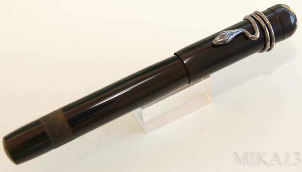 VINTAGE MONTBLANC SAFETY BHR FOUNTAIN  PEN #12 - HUGE, PERFECT, RARE