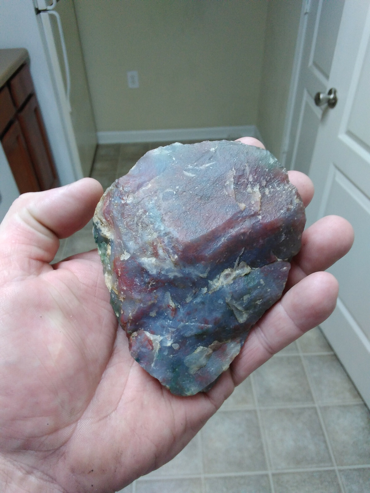 NC ( GUILFORD AXE ) GREEN AND PURPLE AGATE - ARCHAIC - TRULY AMAZING - . NC ( GUILFORD AXE ) GREEN AND PURPLE AGATE - ARCHAIC - TRULY AMAZING - .