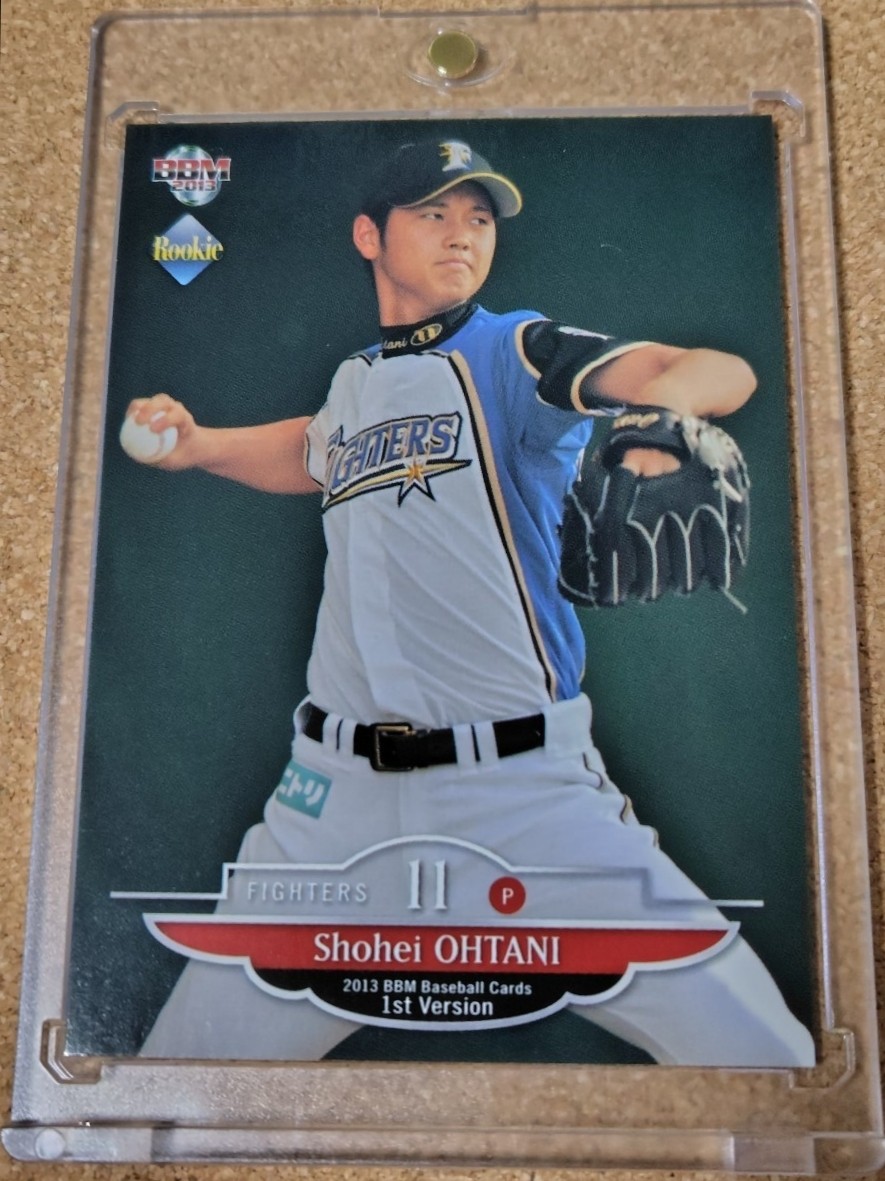 Shohei Ohtani BBM 2013 Rookie Card RC Hokkaido Nippon Ham Fighters