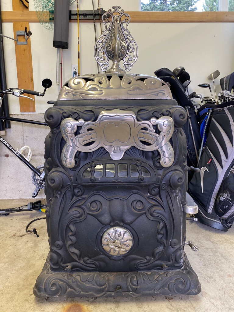 The Wehrle Stove Co., Acme Surprise No. 25, Wood Burning Stove The Wehrle Stove Co., Acme Surprise No. 25, Wood Burning Stove